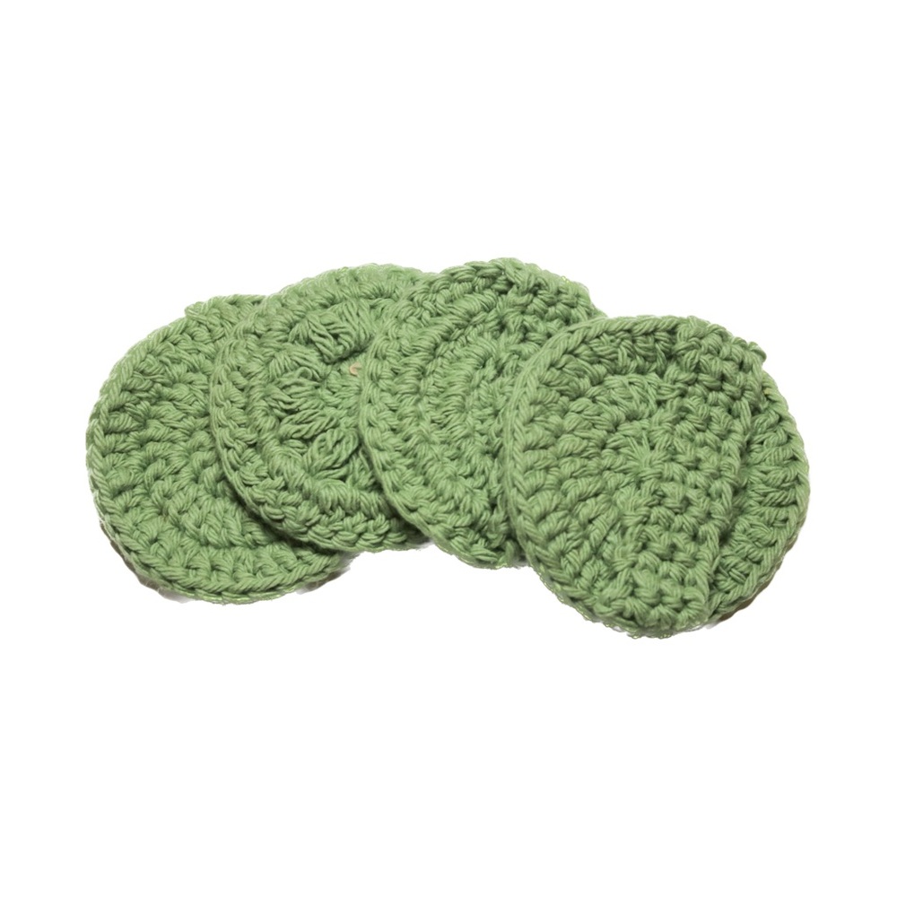 Puff Stitch Crocheted Facial rounds (Set of 10) 100% Cotton Soft & Reusable